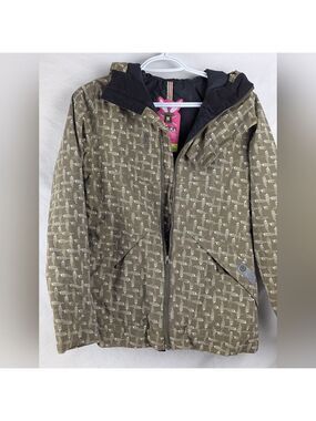 Burton Dryride Ski Jacket Women's XS Olive Green